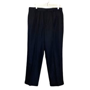 Dockers men black pleated dress pants size 36W x 30